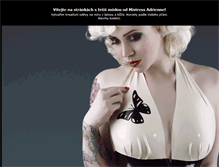 Tablet Screenshot of mistress-adrienne.com